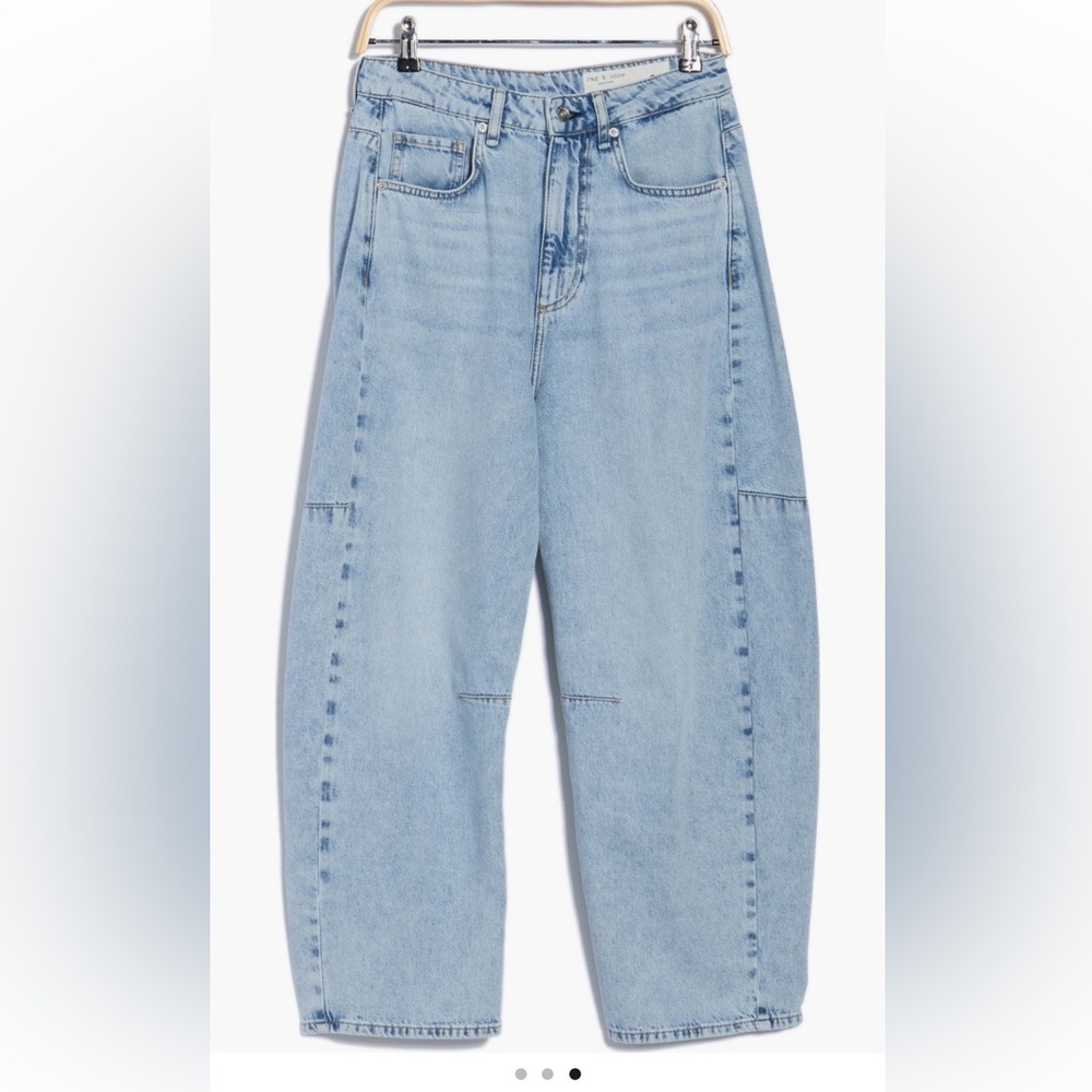 rag & bone Light Wash Blue Carpenter Jeans